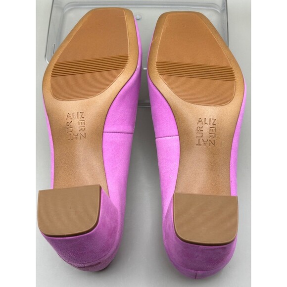 Naturalizer Karina Womens Suede Pumps Block Heel Wildrose Purple Size 6 - Picture 7 of 9